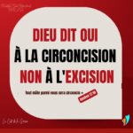 OUI À LA CIRCONCISION NON À L’ EXCISION